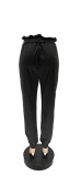 Casual Loose Printed Sashes Long Pants WSYF-5856