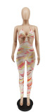 Sexy Printed Backless Halter Jumpsuits WSYF-5838