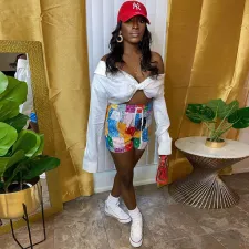 Sexy Off Shoulder Long Sleeve Crop Top WMEF-2040