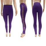 Sexy Hollow Out Skinny Long Pants WMEF-2031