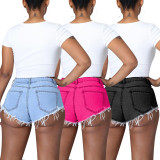 Sexy Denim Lace Up Jeans Shorts YD-8376
