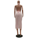 Sexy Mesh Beachwear Bathing Sets Without Underpants TR-1125