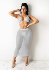 Sexy Mesh Beachwear Bathing Sets Without Underpants TR-1125
