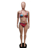 Sexy Printed Bikinis 3 Piece Sets MEM-8350