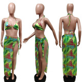 Sexy Printed Bikinis 3 Piece Sets MEM-8350