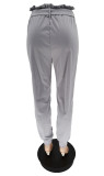 Casual Loose Printed Sashes Long Pants WSYF-5856