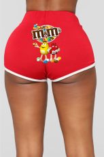 Casual Printed Drawstring Shorts WY-6775