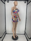 Paisley Print Cami Top And Shorts 2 Piece Sets GLF-8134