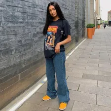 Casual Print Shoer Sleeve O Neck T Shirt GLF-7020