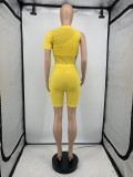 Solid Mesh Patchwork Tank Top+Hollow Romper 2 Piece Sets GLF-7022