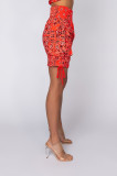 Paisley Print Drawstring Cami Top Mini Skirt 2 Piece Sets XYF-9099
