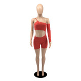 Sexy Solid Color Hollow Out Rompers YIBF-6078