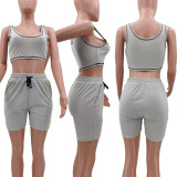 Casual Sports Tank Top Shorts 2 Piece Sets TK-6172