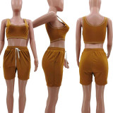 Casual Sports Tank Top Shorts 2 Piece Sets TK-6172