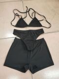 Sexy Solid Swimsuit Bikinis 3 Piece Sets LUO-3166
