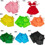 Sexy Solid Swimsuit Bikinis 3 Piece Sets LUO-3166