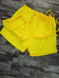 Sexy Solid Swimsuit Bikinis 3 Piece Sets LUO-3166