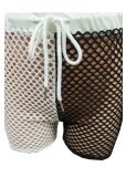 Sexy Grid Hollow Out Breathable 2 Piece Shorts Set MEM-8357