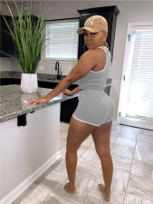 Casual Sports Tank Top And Shorts 2 Piece Sets WY-6781