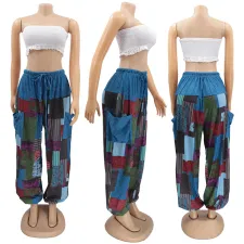 Casual Printed Loose Long Pants SFY-MM005