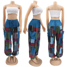 Casual Printed Loose Long Pants SFY-MM005
