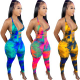 Sexy Tie-Up Print Bra And Pants Sets SH-390150