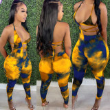 Sexy Tie-Up Print Bra And Pants Sets SH-390150