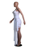 Sexy Sleeveless Mesh See Through Bandage Club Dress YS-8801