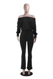 Solid Color Batwing Sleeve One Piece Jumpsuits YS-8388