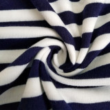 Plus Size Casual Striped Short Sleeve Mini Dress SH-3617