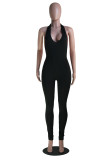 Fashion Sexy Backless Deep V Halter Jumpsuit YS-8570