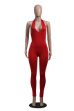 Fashion Sexy Backless Deep V Halter Jumpsuit YS-8570