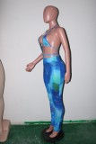 Sexy Tie-Up Print Bra And Pants Sets SH-390150