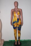 Sexy Tie-Up Print Bra And Pants Sets SH-390150