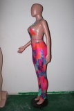 Sexy Tie-Up Print Bra And Pants Sets SH-390150