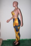 Sexy Tie-Up Print Bra And Pants Sets SH-390150