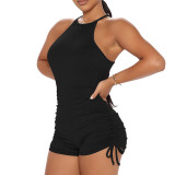 Summer Fashion Solid Color Sleeveless Rompers ME-S848