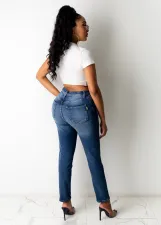 Sexy Printed Lace-Up Short Sleeve Crop Top SXF-1108