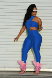 Sexy Solid Tube Top+Halter Jumpsuit 2 Piece Sets WSM-5256