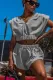 Fashion Sexy Solid Color Loose Shorts Suit WY-6826