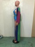 Sexy Swimsuits One Piece Swimwear+Long Cloak BN-9113
