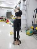 Sexy Bandage Vest And Pants Two Piece Sets  AIL-154