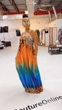 Leopard Gradient Spaghetti Strap Loose Maxi Dress SXF-26120