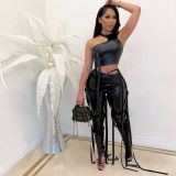 Sexy Bandage Vest And Pants Two Piece Sets  AIL-154