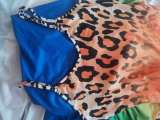Leopard Gradient Spaghetti Strap Loose Maxi Dress SXF-26120