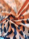 Leopard Gradient Spaghetti Strap Loose Maxi Dress SXF-26120