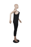 Plus Size Solid Sleeveless Casual Jumpsuit MA-Y099