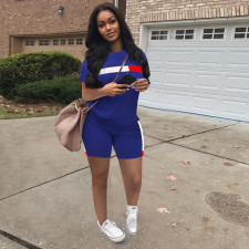 Casual Sports T Shirt And Shorts 2 Piece Sets SH-390166