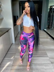 Casual Printed Skinny Pencil Pants BGN-179