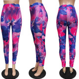 Casual Printed Skinny Pencil Pants BGN-179